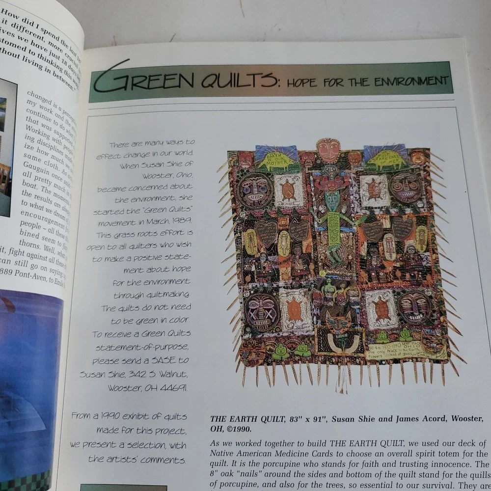 American Quilter Vintage 1990's Magazine lot of 9 with patterns